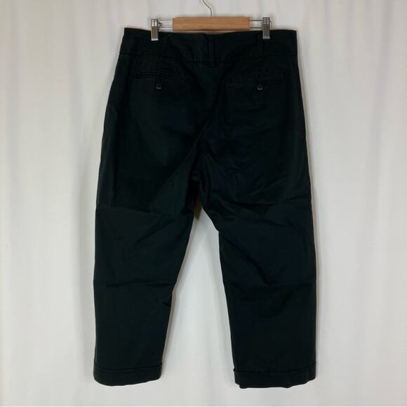 Lee Black Capri Just Below The Waist Capri Pants Cotton Womens 14 - Picture 5 of 6